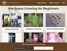 Tablet Screenshot of how-to-marijuana.com